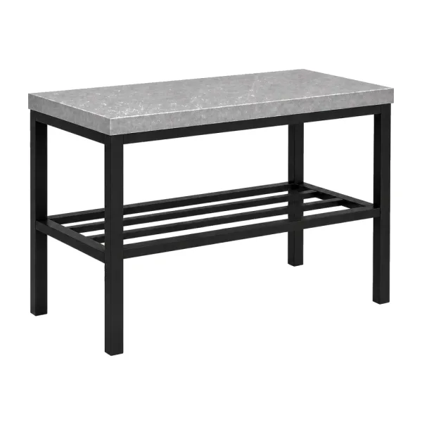 Stojak metalowy na buty - Beton