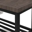 Stojak metalowy na buty - Beton Rdzawy