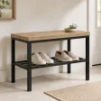 Stojak metalowy na buty - Dąb Evoke