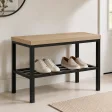 Stojak metalowy na buty - Dąb Cremona