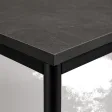 Biurko gamingowe - Beton Czarny