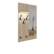 Wieszak z lustrem LED - Dąb Cremona