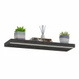 Półka wisząca LED - Beton Czarny