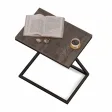 Stolik metalowy X - Beton Rdzawy