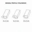 Biurko podwójne Iron Duo Loft - Beton Rdzawy