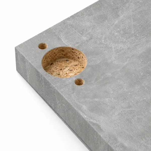 Front na wymiar z nawiertami pod zawiasy - Beton 4298 SU