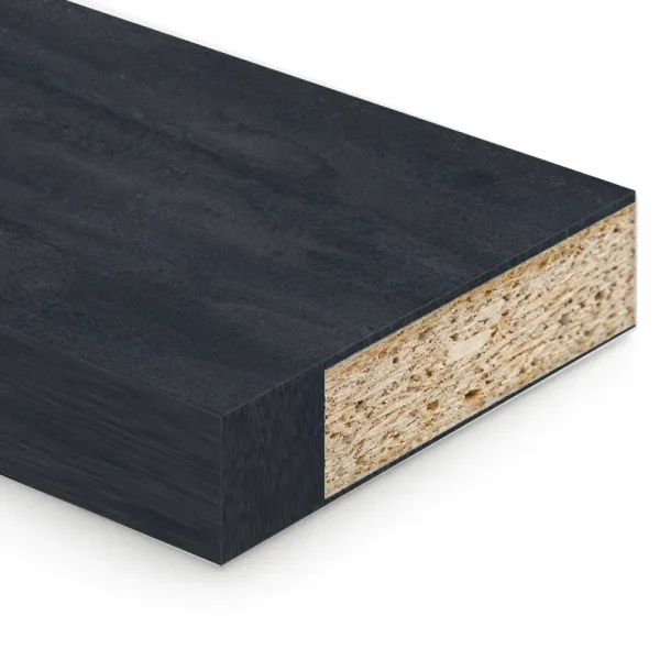 Front na wymiar z nawiertami pod zawiasy - Beton Czarny K353 RT