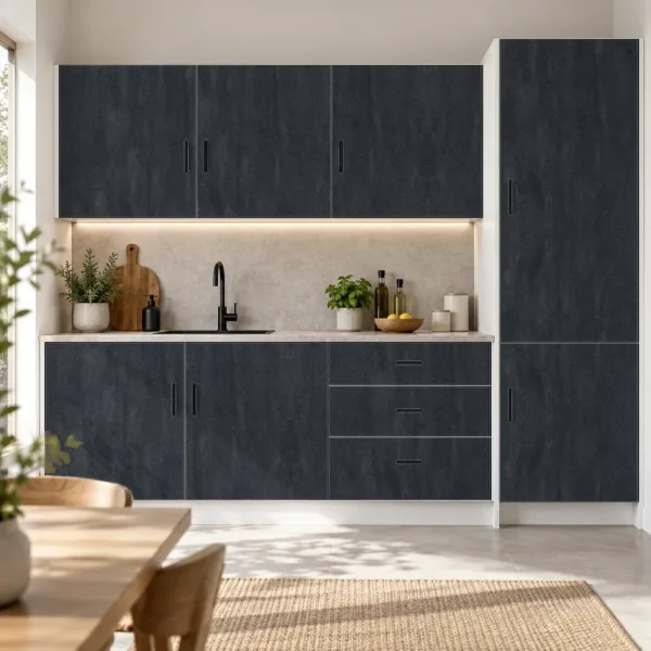 Blenda / panel na wymiar bez nawiertów - Beton Czarny K353 RT