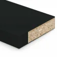 Front na wymiar z nawiertami pod zawiasy - Czarny 0190 PE