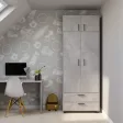 Szafa z szufladami Kamil - Beton