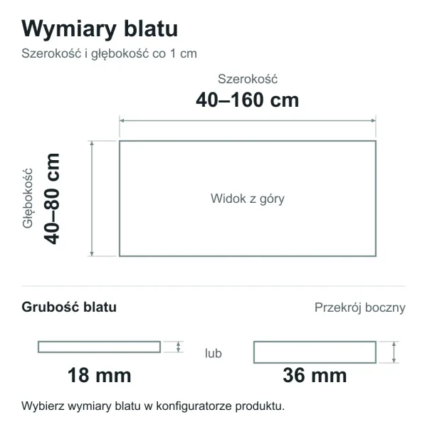 Stolik kawowy - Zielony